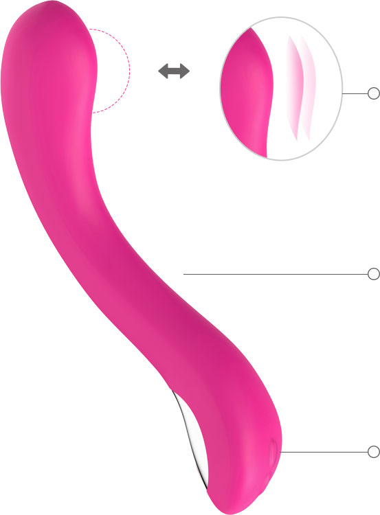  bluetooth oscillating sex toy Hand free oscillating vibrator